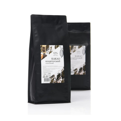 Какао-порошок кондитерский 12% С&C Chocolate and Cacao 1 кг Какао-порошок кондитерский 12% С&C Chocolate and Cacao 1 кг