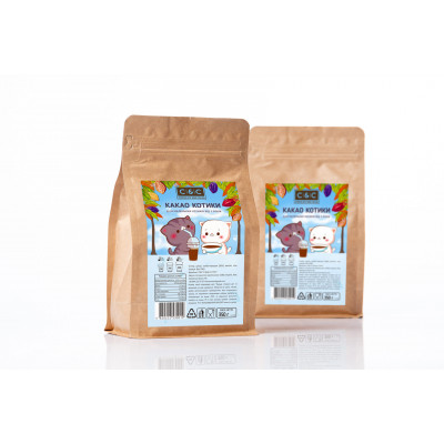 Какао-напиток C&C Chocolate and Cacao Котики 350 г Какао-напиток C&C Chocolate and Cacao Котики 350 г