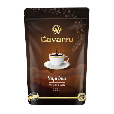 Instant coffee CAVARRO Suprimo 200 g Instant coffee CAVARRO Suprimo 200 g