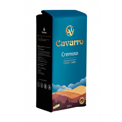 Кава мелена CAVARRO СREMOSO 250 г Кава мелена CAVARRO СREMOSO 250 г