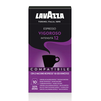 Кофе в капсулах Lavazza Nespresso Espresso Vigoroso 10 шт Кофе в капсулах Lavazza Nespresso Espresso Vigoroso 10 шт
