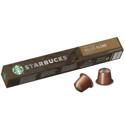 Кава в капсулах Starbucks Nespresso House Blend Lungo 10 шт Кава в капсулах Starbucks Nespresso House Blend Lungo 10 шт