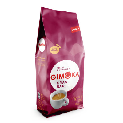 Кава в зернах Gimoka Rosso Gran Bar 1 кг Кава в зернах Gimoka Rosso Gran Bar 1 кг