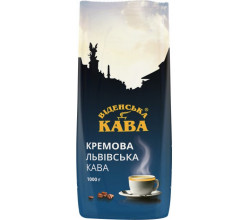 Кофе в зернах Віденська Кава Львівська Кремова 1 кг