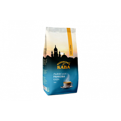 Кава мелена Віденська Кава Львівська Ранкова 100 г Кава мелена Віденська Кава Львівська Ранкова 100 г