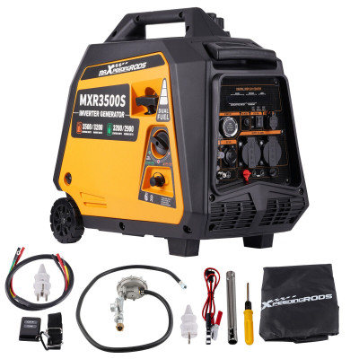 Инверторный генератор Maxpeedingrods MXR3500S DualFuel (газ/бензин), 3,2/3,5 кВт Инверторный генератор Maxpeedingrods MXR3500S DualFuel (газ/бензин), 3,2/3,5 кВт