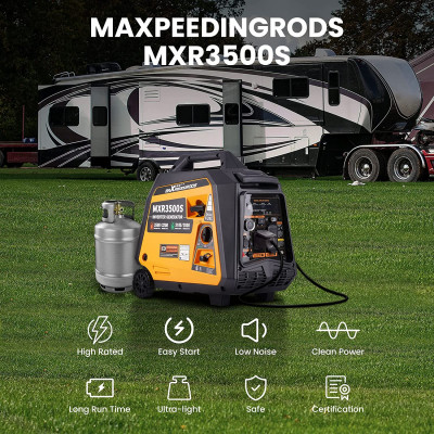 Инверторный генератор Maxpeedingrods MXR3500S DualFuel (газ/бензин), 3,2/3,5 кВт Инверторный генератор Maxpeedingrods MXR3500S DualFuel (газ/бензин), 3,2/3,5 кВт