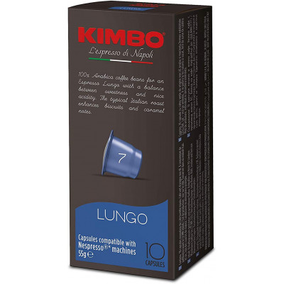 Coffee capsules Kimbo Nespresso Lungo 10 pcs Coffee capsules Kimbo Nespresso Lungo 10 pcs
