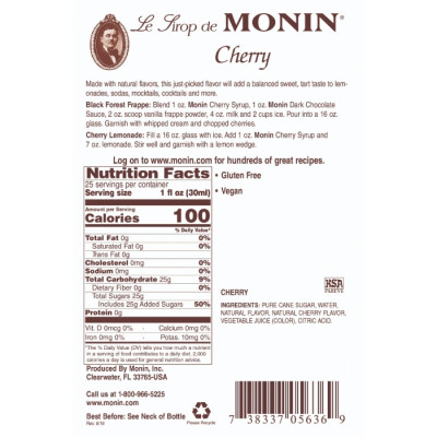 Сироп Monin Вишня 700 мл Сироп Monin Вишня 700 мл