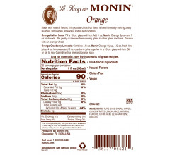 Monin Orange Syrup 700 ml