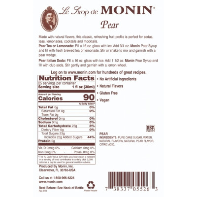 Сироп Monin Груша 700 мл Сироп Monin Груша 700 мл