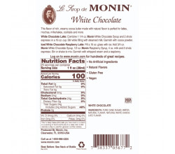 Monin White Chocolate Syrup 700 ml