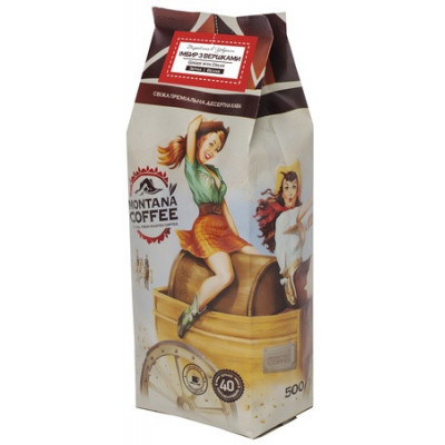 Кава в зернах Montana Coffee Імбир з вершками 500 г Кава в зернах Montana Coffee Імбир з вершками 500 г