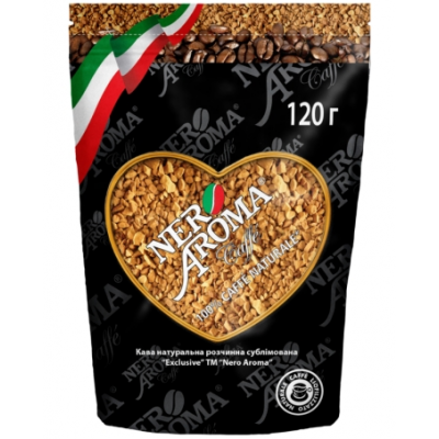 Кава розчинна Nero Aroma Classico 120 г Кава розчинна Nero Aroma Classico 120 г