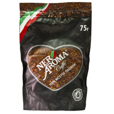 Кофе растворимый Nero Aroma Classico 75 г Кофе растворимый Nero Aroma Classico 75 г