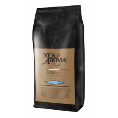 Кава в зернах Nero Aroma Decaffeinato 1 кг Кава в зернах Nero Aroma Decaffeinato 1 кг