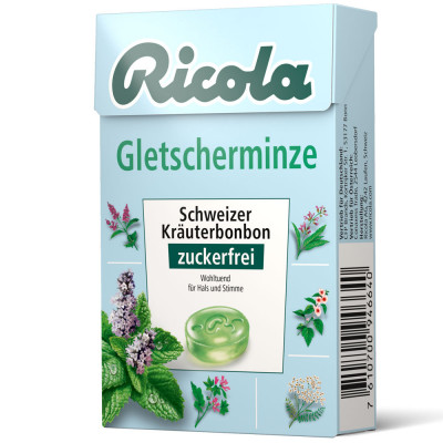 Льодяники Ricola Gletscher-Minzet Льодяники Ricola Gletscher-Minzet