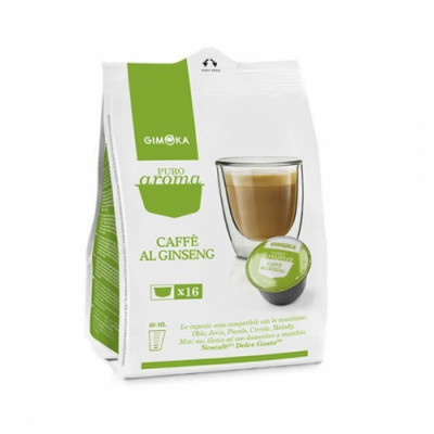 Кава в капсулах Gimoka Ginseng 16 шт Кава в капсулах Gimoka Ginseng 16 шт