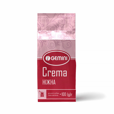 Ground coffee Gemini Crema 100 g Ground coffee Gemini Crema 100 g