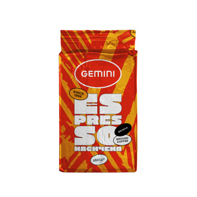 Кава мелена Gemini Espresso 250 г Кава мелена Gemini Espresso 250 г