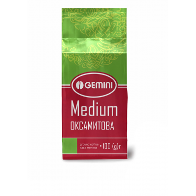 Кава мелена Gemini Medium 100 г Кава мелена Gemini Medium 100 г