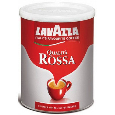 Ground coffee Lavazza Qualita Rossa can 250 g Ground coffee Lavazza Qualita Rossa can 250 g