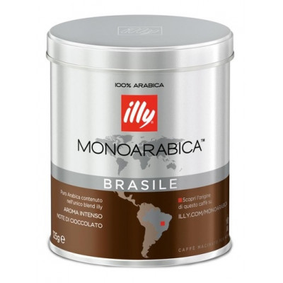 Ground coffee Illy Brazile Monoarabica 125 g Ground coffee Illy Brazile Monoarabica 125 g