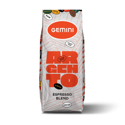 Кава в зернах Gemini Argento Espresso 1 кг Кава в зернах Gemini Argento Espresso 1 кг