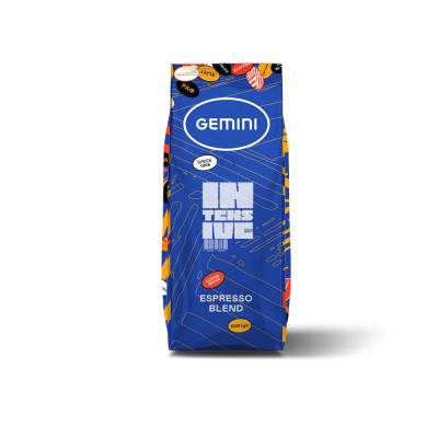Кава в зернах Gemini Intensive Espresso Blend 1 кг Кава в зернах Gemini Intensive Espresso Blend 1 кг