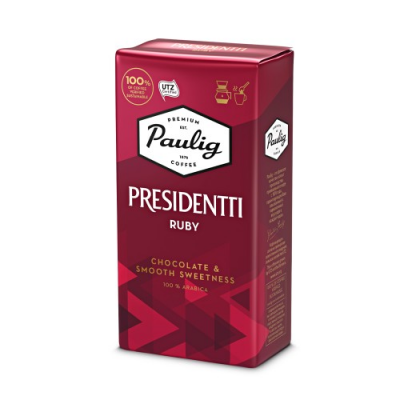 Кава мелена Paulig Presidentti Ruby 500 г Кава мелена Paulig Presidentti Ruby 500 г