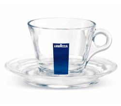 Cup Lavazza capuccino glass
