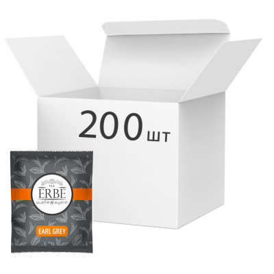 Чай пакетированный ERBE Earl Grey 200 шт Чай пакетированный ERBE Earl Grey 200 шт