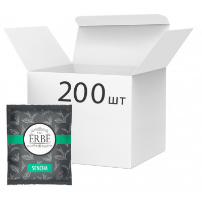 Чай пакетований ERBE Sencha 200 шт Чай пакетований ERBE Sencha 200 шт