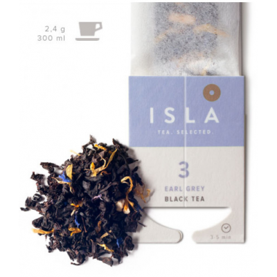Чай пакетований Isla №3 з бергамотом (Earl Grey) 10 х 2,4 г Чай пакетований Isla №3 з бергамотом (Earl Grey) 10 х 2,4 г