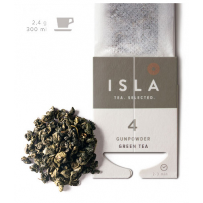 Чай пакетований Isla Gunpowder 10 х 2,4 г Чай пакетований Isla Gunpowder 10 х 2,4 г