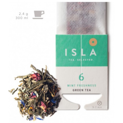Чай пакетований Isla Mint Freshness 10 х 2,4 г Чай пакетований Isla Mint Freshness 10 х 2,4 г