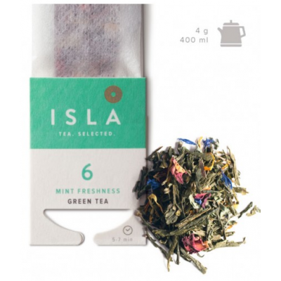 Чай пакетований Isla Mint Freshness 10 х 4 г Чай пакетований Isla Mint Freshness 10 х 4 г