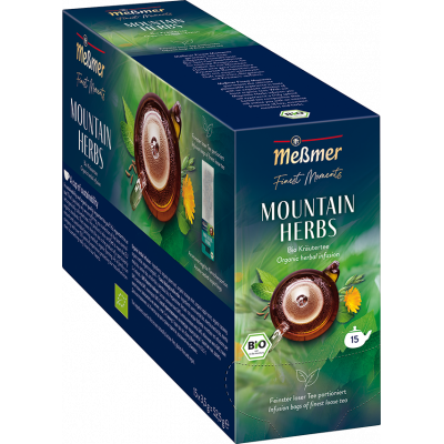 Чай пакетований Messmer Bio Organic Mountain Herbs 15 х 3,5 г Чай пакетований Messmer Bio Organic Mountain Herbs 15 х 3,5 г
