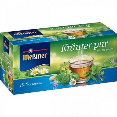 Чай пакетований Messmer Kräuter pur 25 шт Чай пакетований Messmer Kräuter pur 25 шт