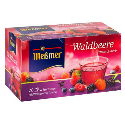 Messmer fruit tea Wild Berries 20 tea bags Messmer fruit tea Wild Berries 20 tea bags