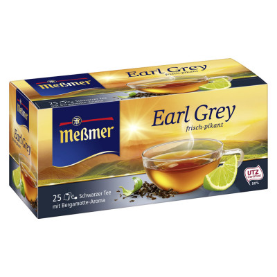 Messmer black tea Earl Grey 25 tea bags Messmer black tea Earl Grey 25 tea bags