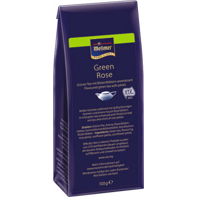 Чай листовий Messmer ProfiLine Green Rose 100 г Чай листовий Messmer ProfiLine Green Rose 100 г