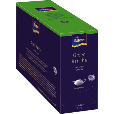 Чай пакетированный Messmer ProfiLine Green Bancha 15 х 3 г Чай пакетированный Messmer ProfiLine Green Bancha 15 х 3 г