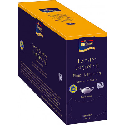Чай пакетированный Messmer ProfiLine Finest Darjeeling 15 х 4 г Чай пакетированный Messmer ProfiLine Finest Darjeeling 15 х 4 г