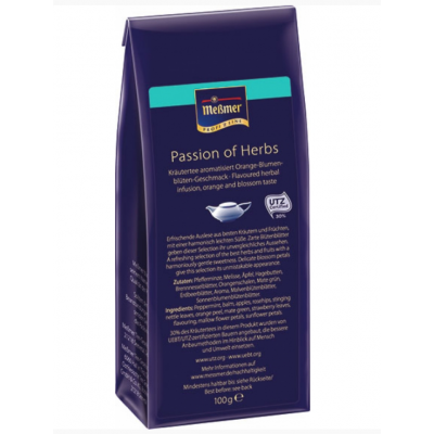Чай листовой Messmer ProfiLine Passion of Herbs 100 г Чай листовой Messmer ProfiLine Passion of Herbs 100 г