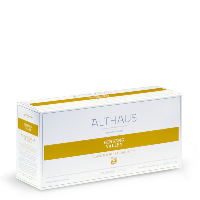 Чай пакетированный Althaus Ginseng Valley 20x4 г Чай пакетированный Althaus Ginseng Valley 20x4 г