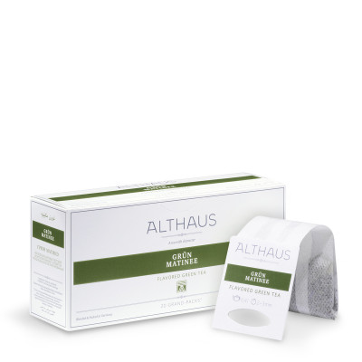 Чай пакетированный Althaus Green Matinee 20x4 г Чай пакетированный Althaus Green Matinee 20x4 г