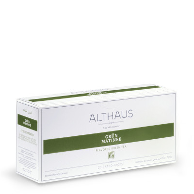 Чай пакетированный Althaus Green Matinee 20x4 г Чай пакетированный Althaus Green Matinee 20x4 г