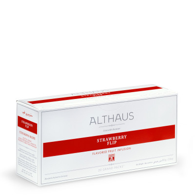 Чай пакетированный Althaus Strawberry Flip 20x4 г Чай пакетированный Althaus Strawberry Flip 20x4 г