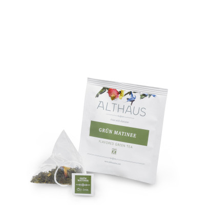 Чай пакетований Althaus Green Matinee 15x2,75 г Чай пакетований Althaus Green Matinee 15x2,75 г